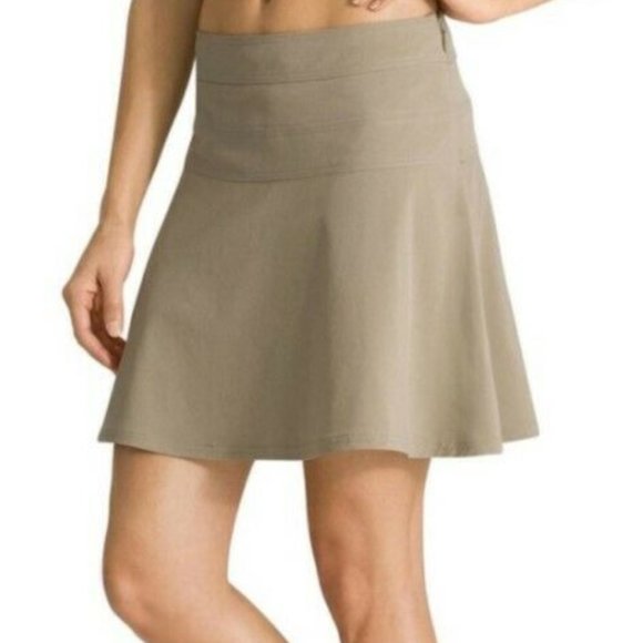 Athleta Dresses & Skirts - Athleta Everyday Skort Size 10 Tan Beige Golf